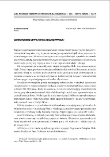 Wiersz narracyjny a poezja nowego wyrazu