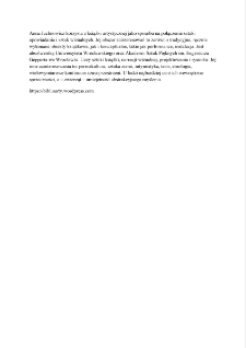 Anna Juchnowicz - informacja o artystce