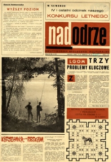 Nadodrze: dwutygodnik społeczno-kulturalny, 15-31 sierpnia 1967