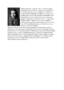 Kamila Lukaszczyk - informacja o artystce