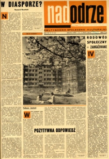 Nadodrze: dwutygodnik społeczno-kulturalny, 15-31 maja 1968
