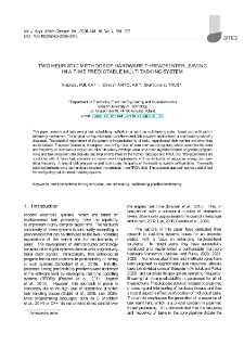 Two heuristic methods of hardware threads interleaving in a time predictable multitasking system