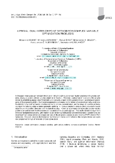 A primal-dual interior point method for complex-variable optimization problems