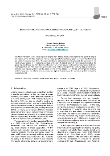 Benchmarking imputation methods for fuzzy datasets