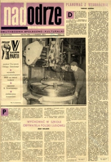 Nadodrze: dwutygodnik społeczno-kulturalny, 1-15 września 1968