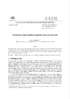 Technical Conditions of Diamond Vaults in Poland