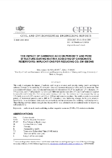 The Impact of Carbonic Acid on Porosity and Pore Structure During Matrix Acidizing of Carbonate Reservoirs: Implications for Reducing CO2 Emissions