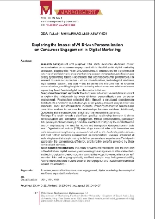 Exploring the Impact of AI-Driven Personalization on Consumer Engagement in Digital Marketing