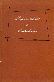 Reforma szkolna w Czechosłowacji