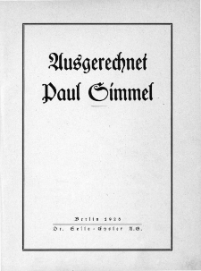 Ausgerechnet