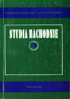 Studia Zachodnie, tom 3 - spis treści
