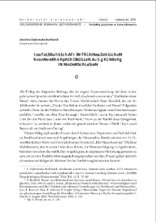 Teufelsbuhlschaft in fr&uuml;hneuzeitlichen Hexenverh&ouml;rprotokollen aus Gr&uuml;nberg in Niederschlesien = Pakt z diabłem w nowożytnych protokołach z przesłuchań os&oacute;b posądzanych o czary w mieście Gr&uuml;nberg na Dolnym Śląsku = Pact with the Devil in the early modern witchcraft trial records from Gr&uuml;nberg in Lower Silesia