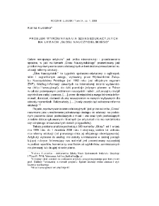 Problem wyr&oacute;wnywania szans edukacyjnych na łamach "Głosu Nauczycielskiego" = Problem of levelling educational chances in the columns of the "Głos Nauczycielski" magazine