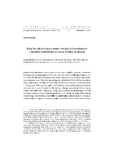 "Rada Narodowościowa" and national minorities in Eastern nations during World War II = Rada Narodowościowa wobec mniejszości narodowych i narod&oacute;w wschodnich w czasie II wojny światowej