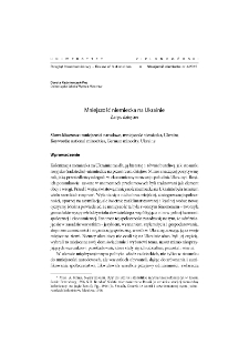 German minority in Ukraine. An outline of history = Mniejszość niemiecka na Ukrainie. Zarys dziej&oacute;w