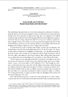 Secular Republic and the Old Order - Mustafa Kemal Atat&uuml;rk and Turkish identity