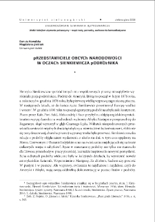 Przedstawiciele obcych narodowości w oczach Sienkiewicza podr&oacute;żnika = Representatives of foreign nations as view ed through the eyes of Sienkiewicz the traveller