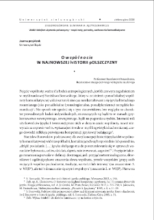 O "wsp&oacute;lnocie" w najnowszej historii polszczyzny = About "community" in the Modern history of the polish Language