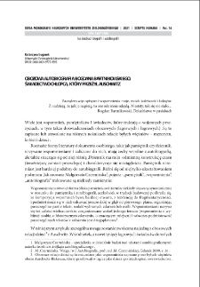 Obozowa autobiografia Bogdana Bartnikowskiego. Świadectwo chłopca, kt&oacute;ry przeżył Auschwitz = Bogdan Bartnikowski`s camp autobiography. A testimony of the boy who survived Auschwitz)