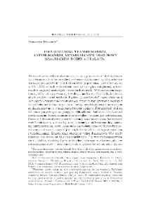 Posthumanizm, transhumanizm, antyhumanizm, metahumanizm oraz nowy materializm. R&oacute;żnice i relacje = Posthumanism, transhumanism, antihumanism, metahumanism and new materialism. Differences and relations