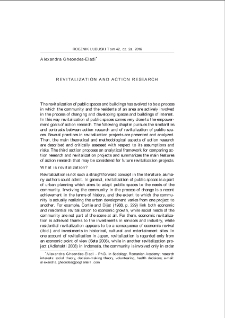 Revitalization and action research = Rewitalizacja a badania w działaniu
