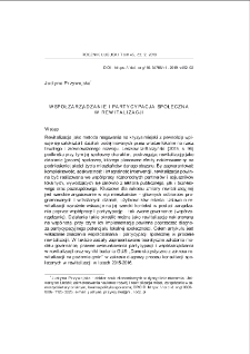 Wsp&oacute;łzarządzanie i partycypacja społeczna w rewitalizacji = Co-governance and social participation in revitalization
