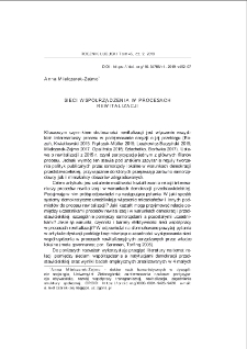 Sieci wsp&oacute;łrządzenia w procesach rewitalizacji = Co-governance networks in revitalization processes