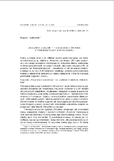 "Rocznik Lubuski" - ciągłość i zmiana z perspektywy krytycznej