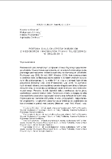 Postawa ciała chłopc&oacute;w wiejskich z niedoborem i nadmiarem tkanki tłuszczowej w organizmie = Body posture of rural boys with deficiency or excess of body fat