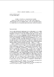 Doświadczenia zawodowe os&oacute;b rozpoczynających studia na kierunkach społecznych Uniwersytetu Zielonog&oacute;rskiego w kontekście niedopasowania behawioralnego = Professional experience of people beginning social studies at the University of Zielona Gora in the context of behavioural maladjustment