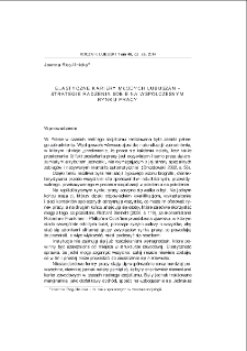 Elastyczne kariery młodych Lubuszan - strategie radzenia sobie na wsp&oacute;łczesnym rynku pracy = Flexible careers of young inhabitants of Lubuskie Region - strategies for coping on the contemporary labour market