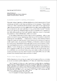 Dlaczego Augustyn napisał "Wyznania"? = Why did Augustine write the "Confessions"?