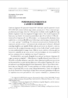 Por&oacute;wnanie Zygmunta III z Janem III Sobieskim