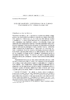 Wielość wartości dostrzeganych w filmach przyrodniczych przez student&oacute;w = Multitude of values noticed by students in natural scientific films