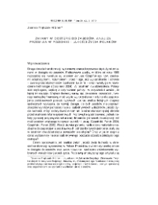 Zmiany w dostępie do zasob&oacute;w. Analiza przemian w poziomie i jakości życia Polak&oacute;w = Changes in access to resources: analysing transformations of the level and quality of living of the Poles