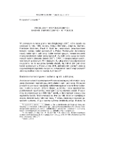 Problemy wsp&oacute;łczesnych badań empirycznych w Polsce = Issues in contemporary empirical research in Poland