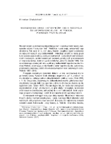 Warszawski krąg historyk&oacute;w idei a recepcja światowej socjologii w Polsce. Pierwsze przybliżenie = Warsaw circle of historians of ideas and the reception of world sociology in Poland. First disclosure