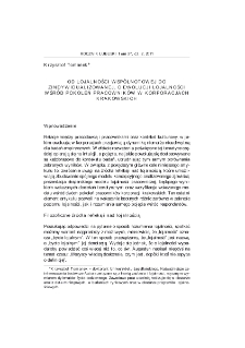 Od lojalności wsp&oacute;lnotowej do zindywidualizowanej. O ewolucji lojalności wśr&oacute;d pokoleń pracownik&oacute;w w korporacjach krakowskich = From Community Loyalty to Individualized Loyalty. Evolution of Loyalty among Generations of Corporate Employees in Cracow