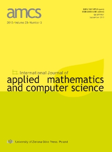International Journal of Applied Mathematics and Computer Science (AMCS), volume 23, number 4 (2013) - Contents