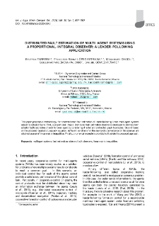 Distributed fault estimation of multi-agent systems using a proportional-integral observer: A leader-following application