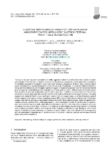 A custom deep learning architecture with image augmentation for intelligent gastrointestinal tract tissue classification