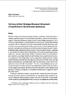 Cyfrowy ijtihad. Strategia Musawah Movement w kształtowaniu świadomości społecznej
