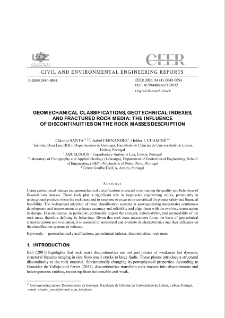 Geomechanical Classifications, Geotechnical Indexes, and Fractured Rock Media: the Influence of Discontinuities on the Rock Masses Description