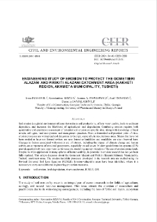 Engineering Study of Erosion to Protect the Gometseri Alazani and Pirikiti Alazani Catchment Area (Kakheti region, Akhmeta municipality, Tusheti)