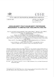Unveiling Safety Practices and Safety Performance Measurement in Construction: A Bibliometric Analysis