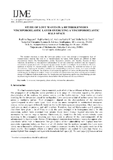 Study of Love Waves in a Heterogeneous Viscoporoelastic Layer Overlying a Viscoporoelastic Half-space