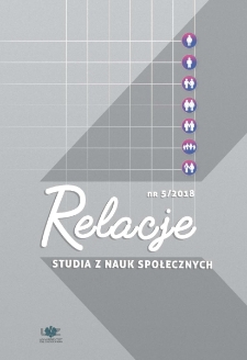 Relacje. Studia z Nauk Społecznych, tom 5 - spis treści